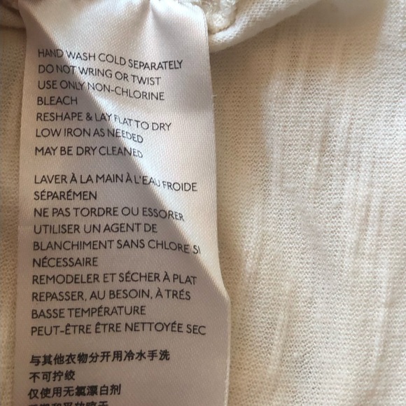 Free people embroidered long sleeve crop top size medium - Picture 5 of 10